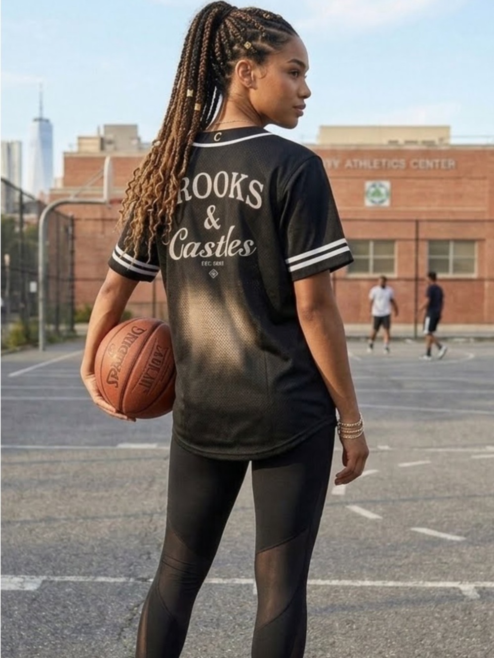 Crooks & Castles Black and White Logo Jersey